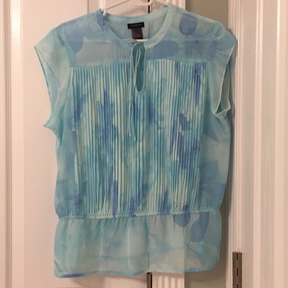 Ann Taylor sheer blouse NWOT - Picture 1 of 3